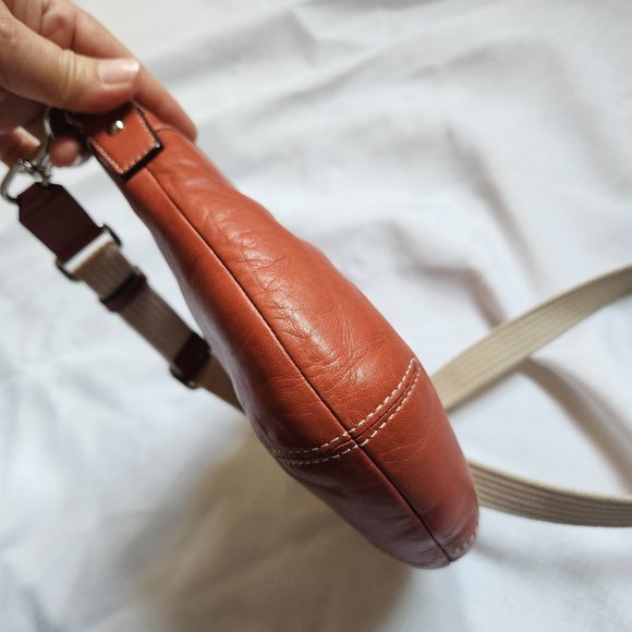Coach Orange Leather Crossbody Bag - Picture 5 of 13